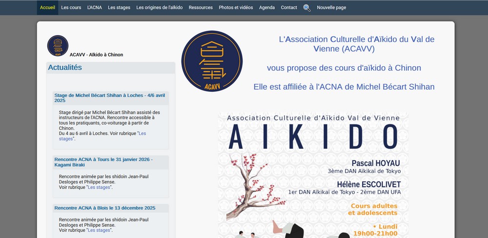 Site d'Aikido