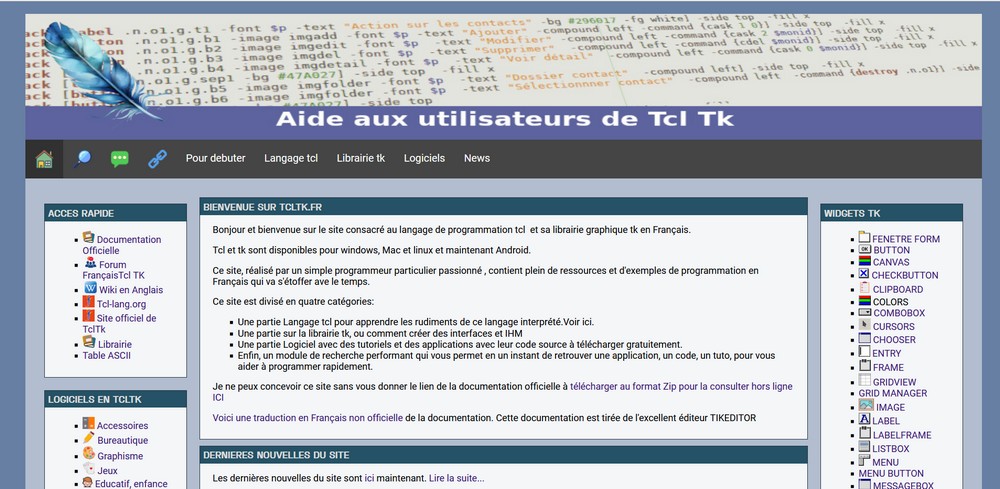 Site de TCL TK