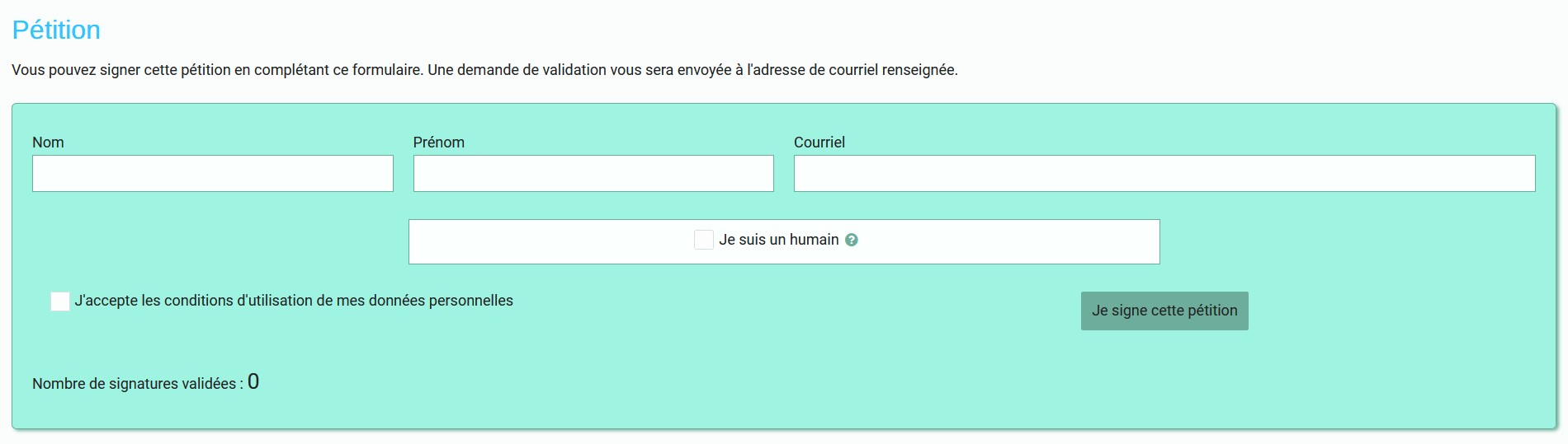 Pétition